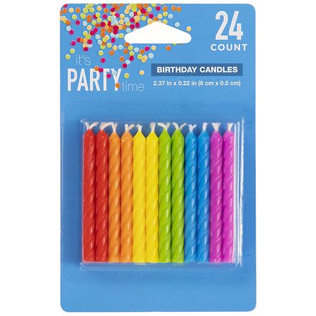 Walgreens Solid Color Birthday Candles Multicolor