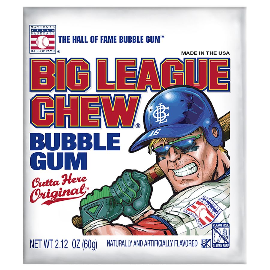  Big League Chew Bubble Gum Variety Pack of 7