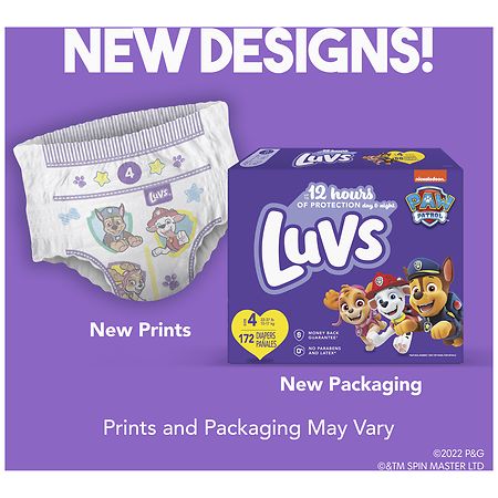 Luvs Diapers Size 4 (258 ct) Delivery or Pickup Near Me - Instacart