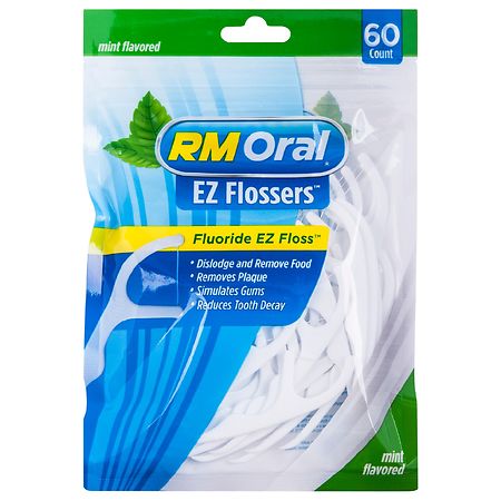 RM Oral EZ Flossers Mint