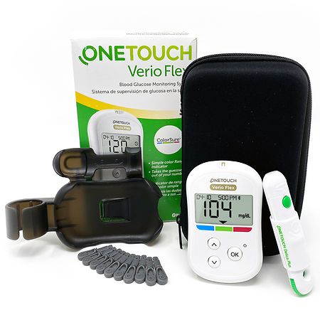 One Touch Select Plus Flex Meter + Lancet + Strips – Medicina Online  Pharmacy