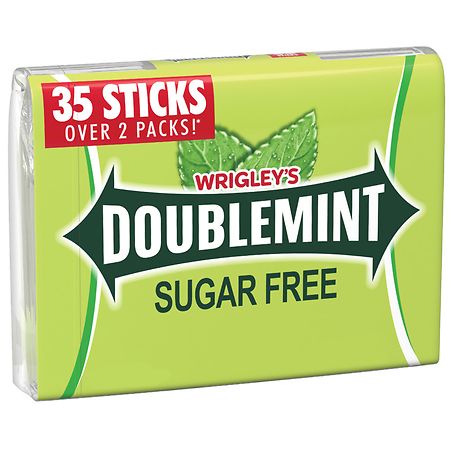 Wrigley's Doublemint Chewing Gum, 5-Piece Pack (40 Packs)