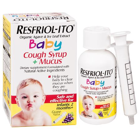 Pentrexcilina Baby Cough Syrup + Mucus 2 fl oz Jarabe Para la Tos + Flemas
