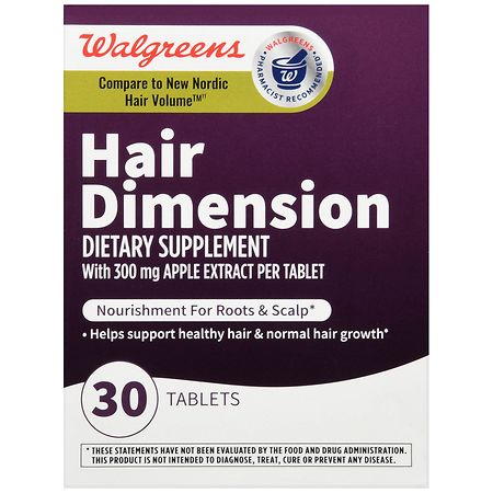 Walgreens Hair Dimension Tablets