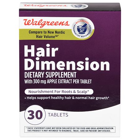 Walgreens Hair Dimension Tablets
