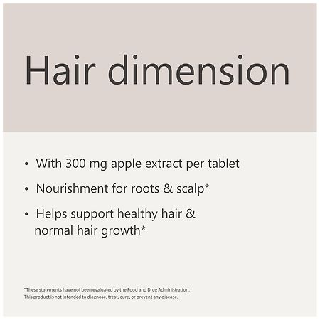 Walgreens Hair Dimension Tablets