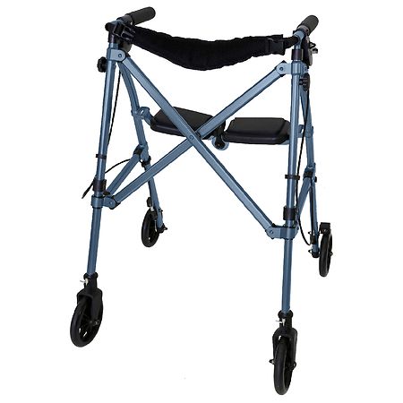 Able Life Space Saver Rollator Cobalt Blue