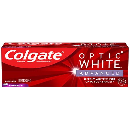 UPC 035000971654 product image for Colgate Optic White Advanced Teeth Whitening Toothpaste Vibrant Clean - 3.2 oz | upcitemdb.com