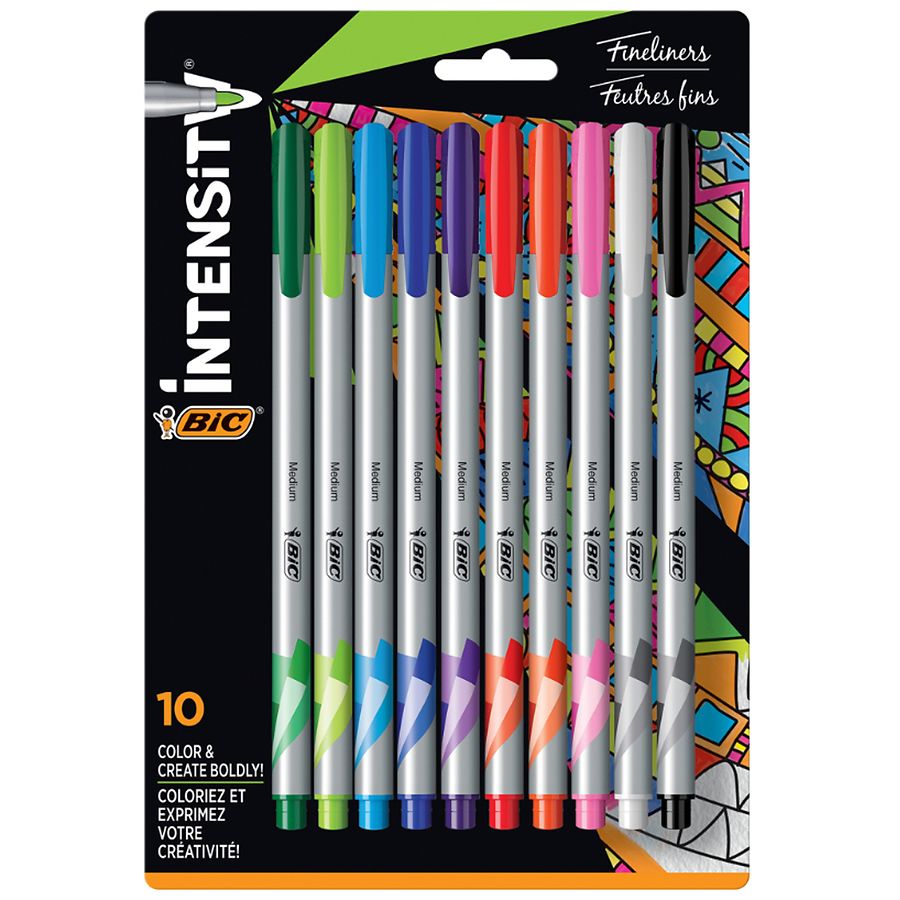 Bic Intensity Fineliner Marker Pen Sets