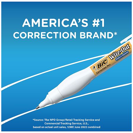 BIC® Wite-Out® 2-in-1 Correction Fluid, 0.5 fl oz - Harris Teeter