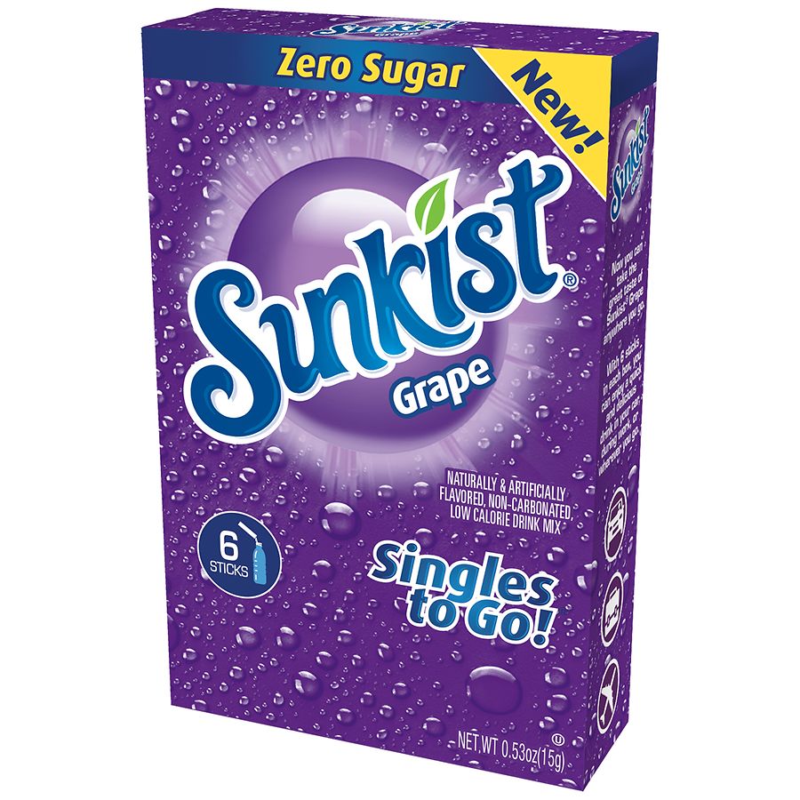 Photo 1 of 12 pack Singles to Go Drink Mix Grape exp mar /2027