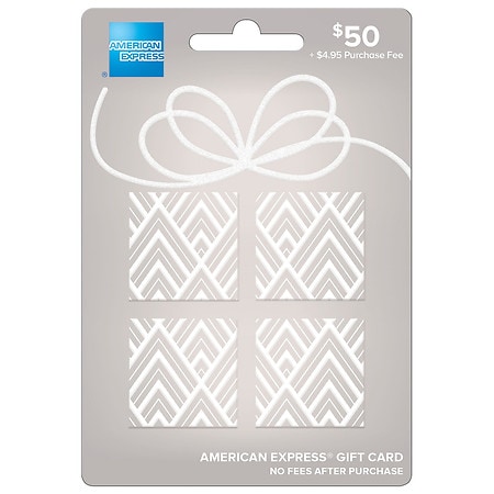 American Express Soft Metals Silver Gift Card $50