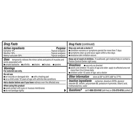 BenGay Ultra Strength Pain Relief Cream