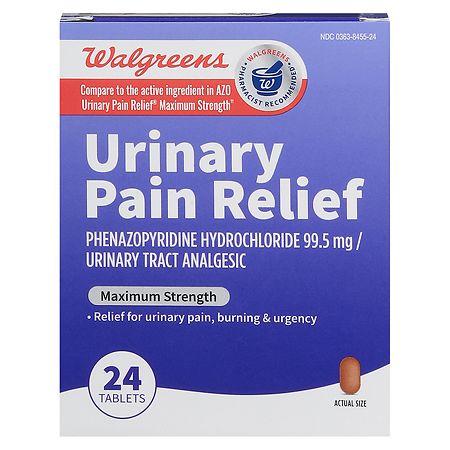 Walgreens Urinary Pain Relief Maximum Strength