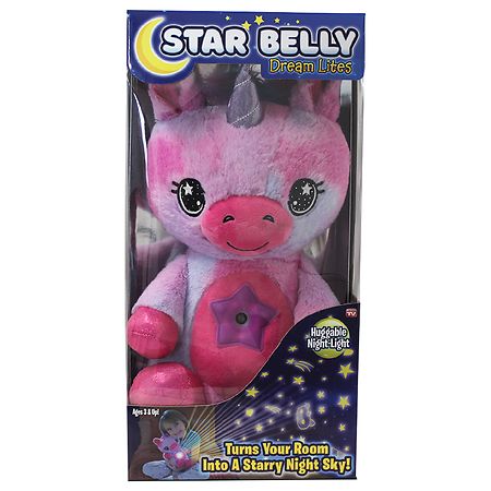 Ontel Products Star Belly Dream Lites Unicorn Pink and Purple