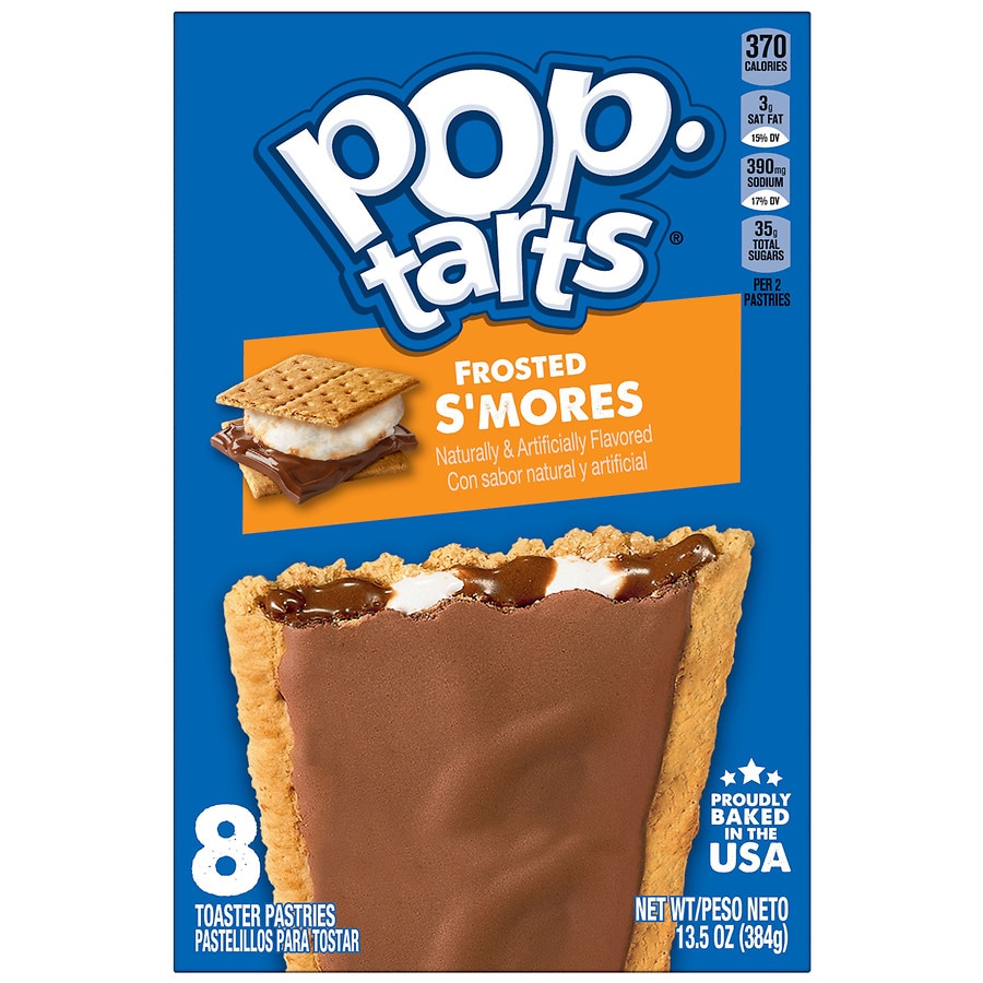 Pop-Tarts Toaster Pastries Frosted S'mores, 13.5 oz, 8 Count