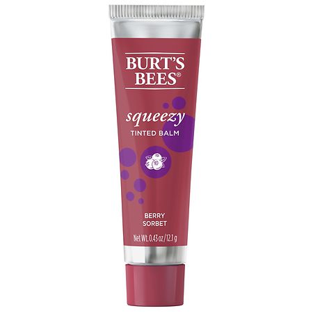 Burt's Bees Tinted Balm, Berry Sorbet, Squeezy - 0.43 oz
