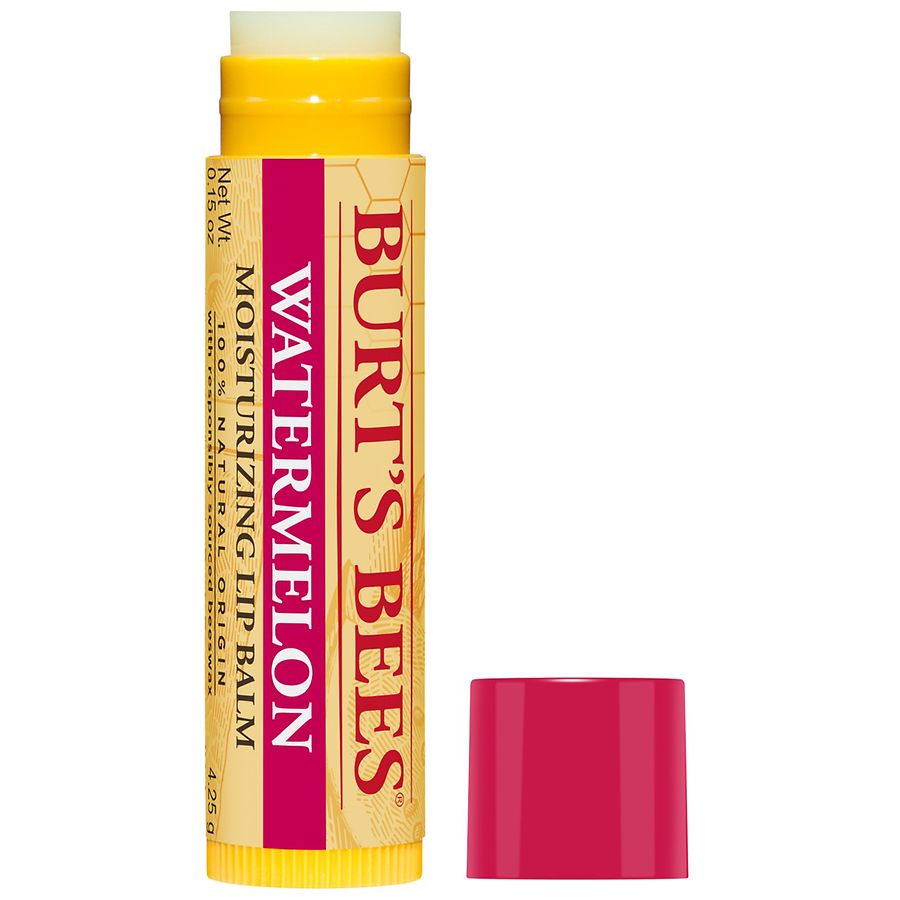 Burt's Bees 100% Natural Origin Moisturizing Lip Balm, Original Beeswax  with Vitamin E & Peppermint Oil, 4 Tubes in Blister Box