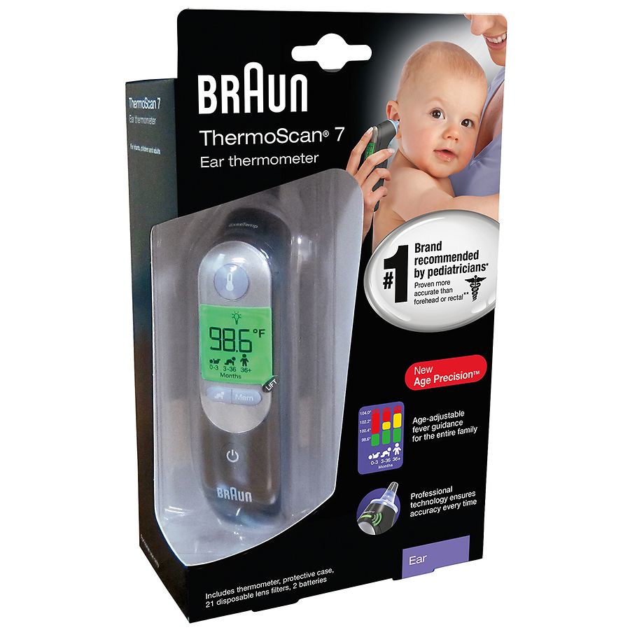 Braun Probe Covers Thermoscan Replacement Lens Filter Ear Thermometer Caps  6520 for sale online
