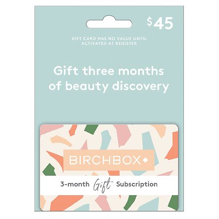 Birchbox 3 Month Beauty Gift Card $45