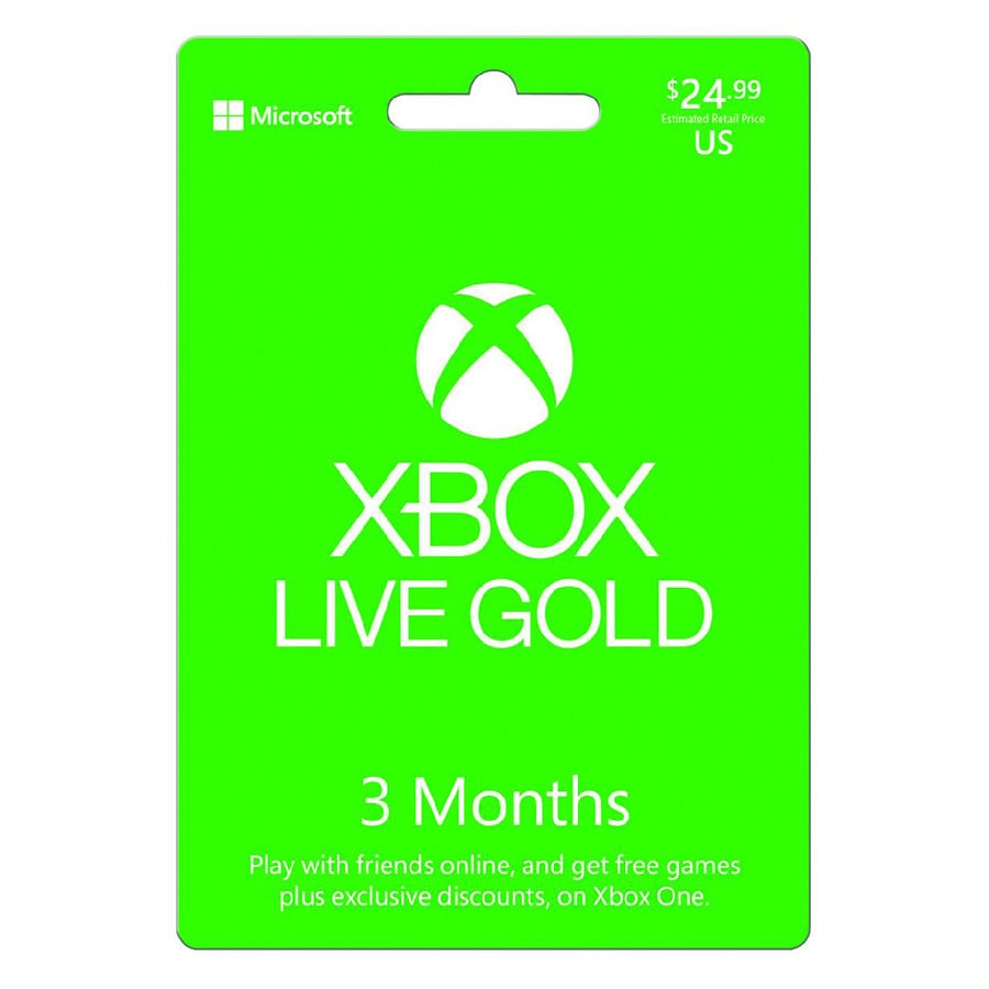 bevæge sig En trofast Afbestille Microsoft Xbox Live 3 month Gift Card $24.99 | Walgreens