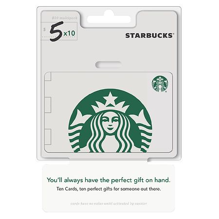 Starbucks Gift Card Multipack $50