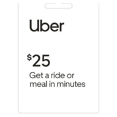 Uber Gift Card $25