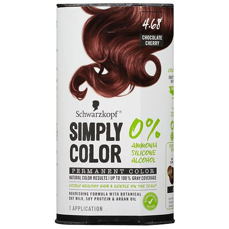 Schwarzkopf Simply Color Permanent Hair Color 4.68 Chocolate Cherry