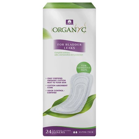 ORGANYC Bladder Control 100% Organic Cotton Liners Ultra-Thin