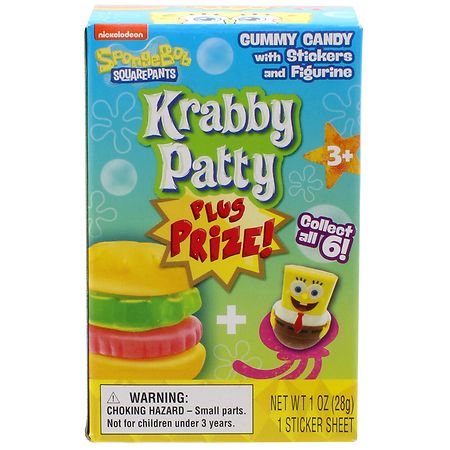 Frankford Candy & Chocolate Co. Nickelodeon Krabby Patty + Prize