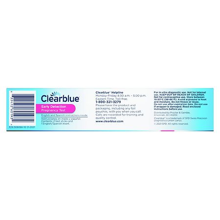 Clearblue Pregnancy Test Early Detection 1 Units, PharmacyClub
