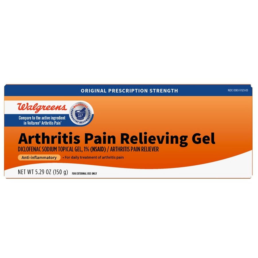 Walgreens Arthritis Pain Relieving Gel, Diclofenac Sodium 1 Walgreens