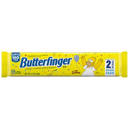 Butterfinger & Co. King Size Candy Bar Peanut-Buttery Chocolate