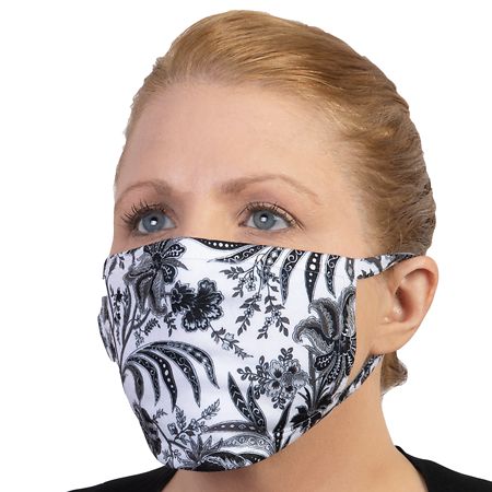 Celeste Stein Printed Face Mask Black Paris