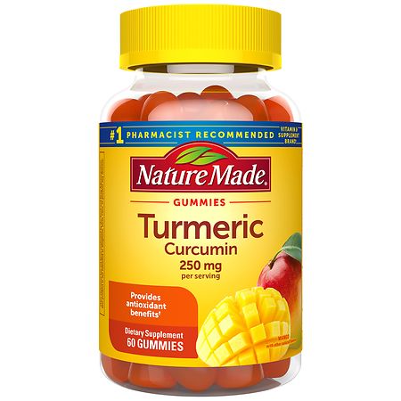 Nature Made Turmeric Curcumin 260 mg Per Serving Gummies Mango