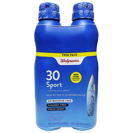 Walgreens Sport No Oxybenzone Sunscreen Protection Factor 30