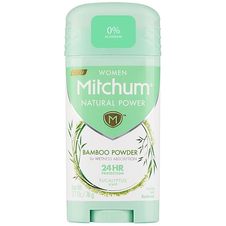 Mitchum Natural Power Deodorant for Women, Eucalyptus