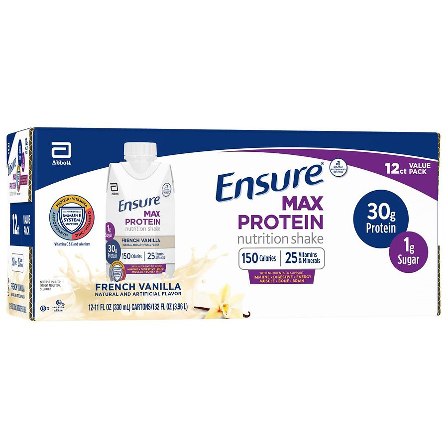 Ensure Max Protein Nutrition Shake, 30g Protein