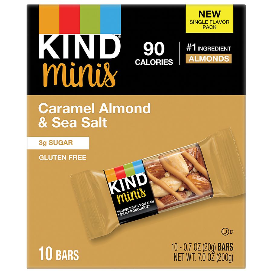 KIND Minis Bar Caramel Almond Sea Salt Walgreens