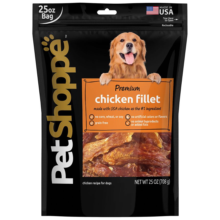 Chicken fillet dog store treats