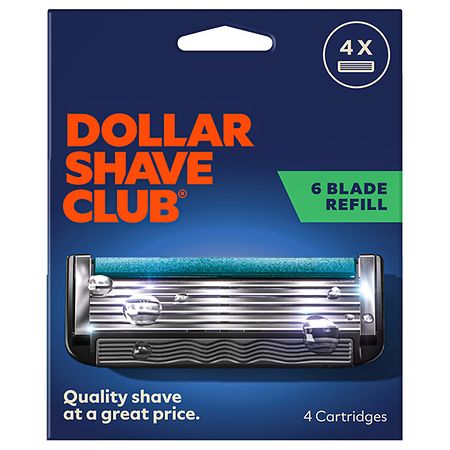 Dollar Shave Club 6-Blade Razor Refill Cartridges