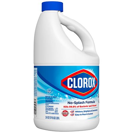 Clorox Disinfecting Liquid Bleach Cleaner, Regular Scent, 81 fl oz 