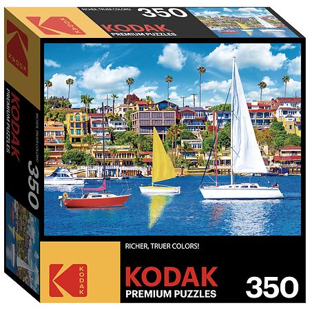 Kodak Puzzle Recreational Sailboats Newport Bay 350 Pieces