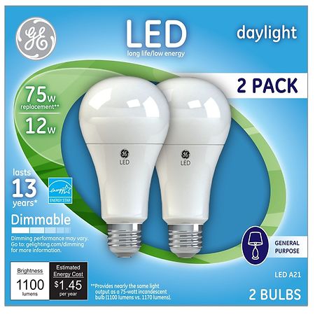 GE Day 75w Replacement Led Light Bulb General Purpose