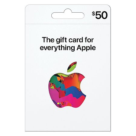 $50 Apple Gift Card App Store, Apple Music, iTunes, iPhone, iPad, AirPods,  accessories, and more APPLE GIFT CARD $50 - Best Buy