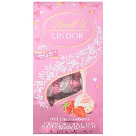  Lindt Lindor White Chocolate Truffle, 5.1 Ounce : Grocery &  Gourmet Food