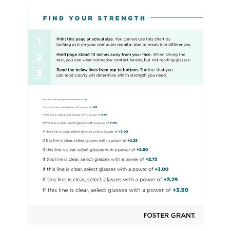 Foster Grant IM2000 Ironman Reading Glasses