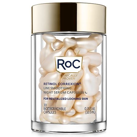 RoC Retinol Correxion Capsules, Anti-Aging Night Face Serum Treatment