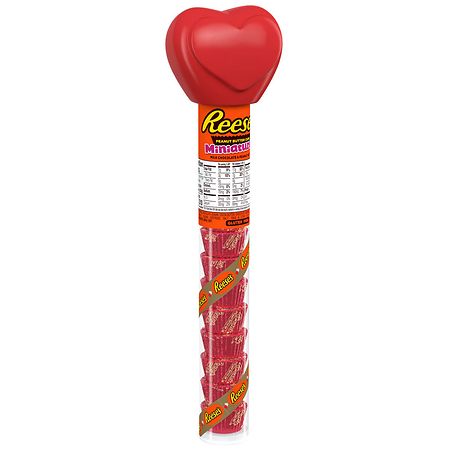 reese's valentine's day peanut butter candy cane miniatures - 2.17oz