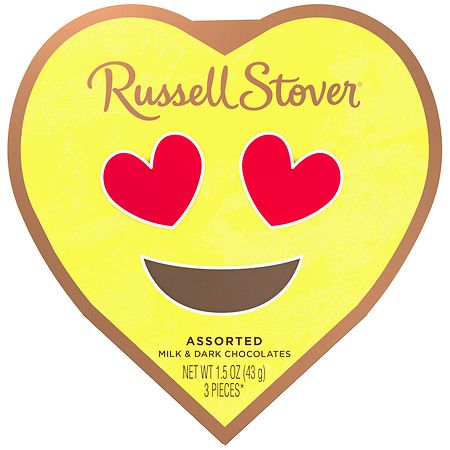 Russell Stover Assorted Chocolates Conversation Heart Assorted - 1.5 oz